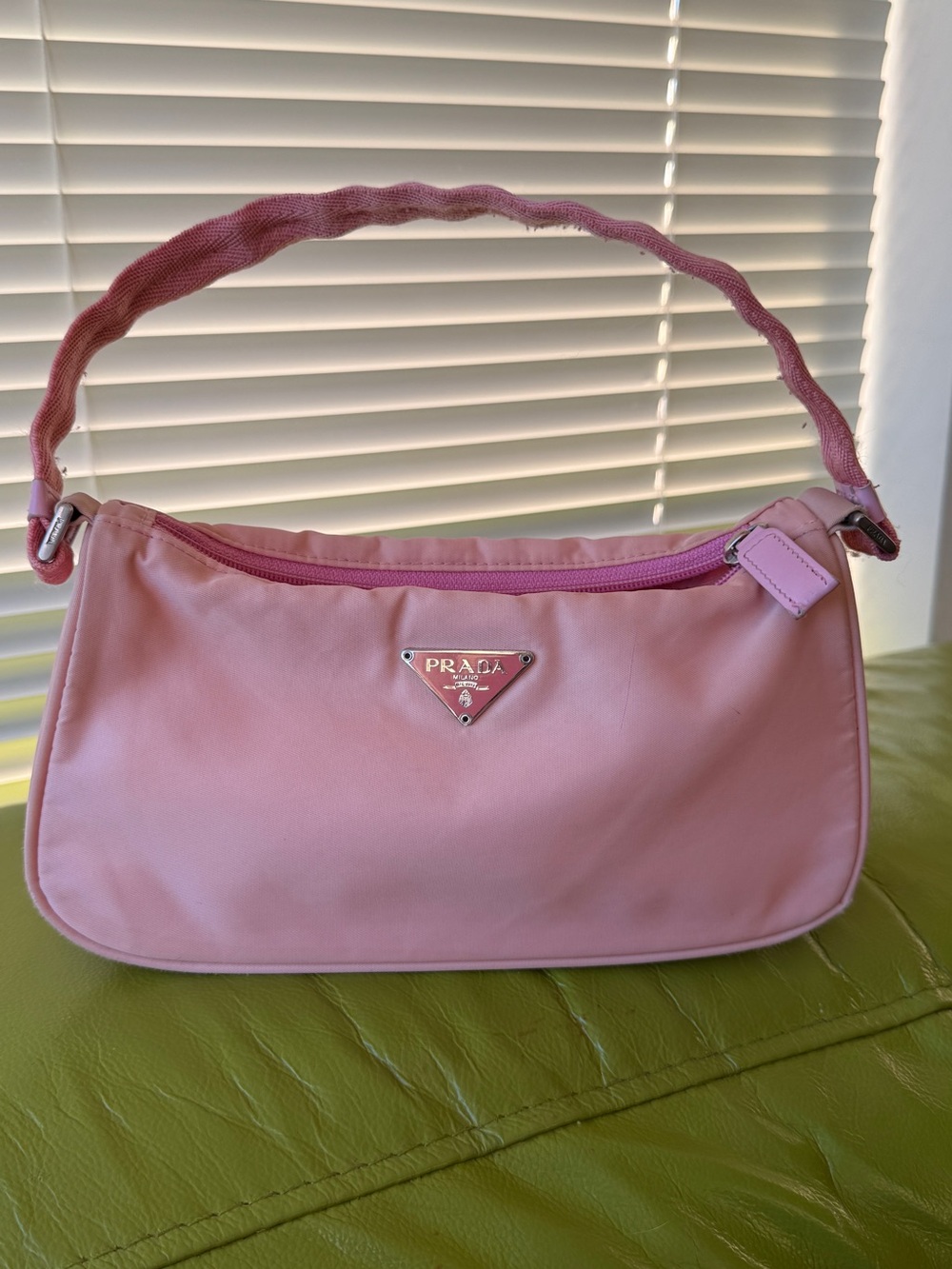 Prada Pink Nylon Shoulder Bag
